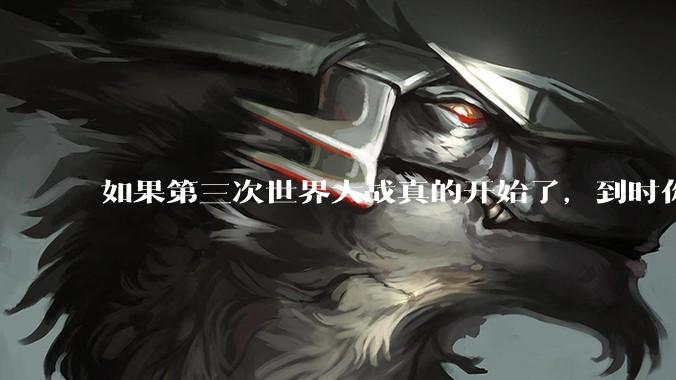 如果第三次世界大战真的开始了，到时你最想做的是什么？